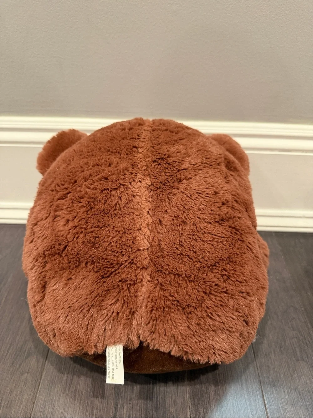 Brown 14” in Plush Bear with Pink Chevron Belly Stuffed Animal Kids Toddler